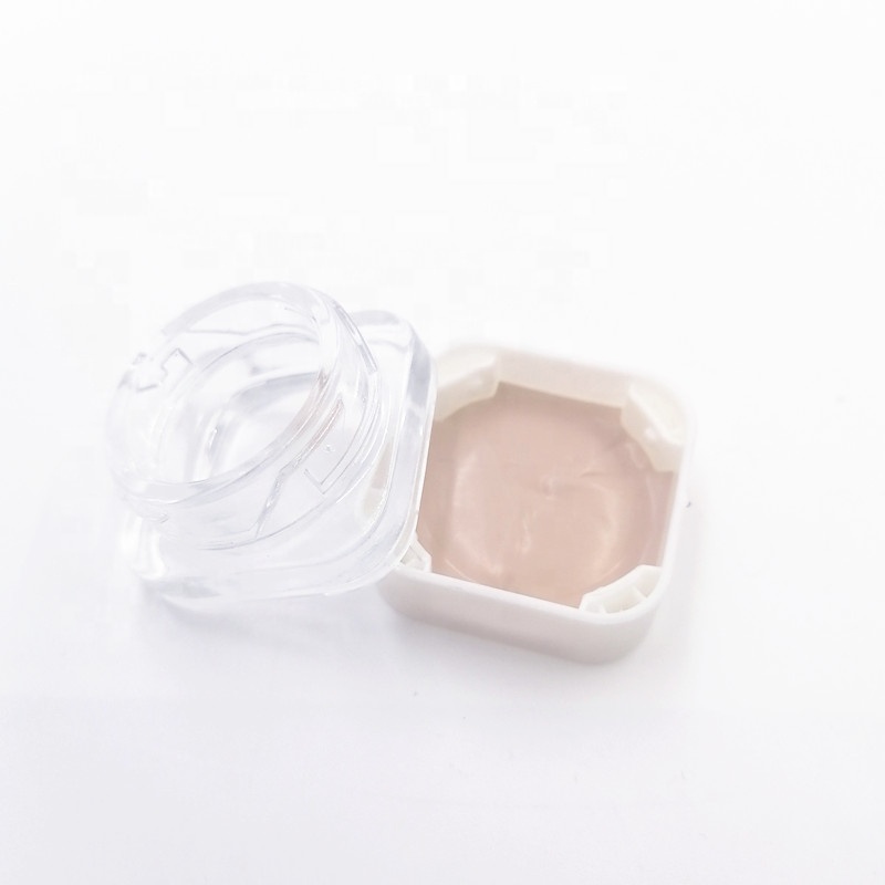 Joint Dab flower glass jar pp lid square flat 9ml 5ML CBD oil small herbal extract weed Rosin powder Concentrate bottle Low wax
