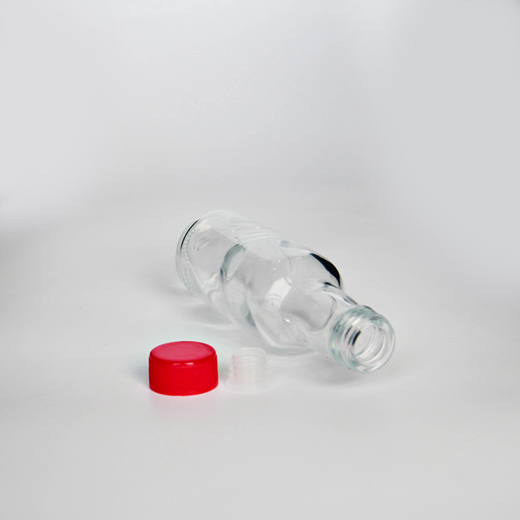 Juice Food Packing Wholesale 2oz 50ml Empty Glass Bottle for Wine Juice Coffee Whisky