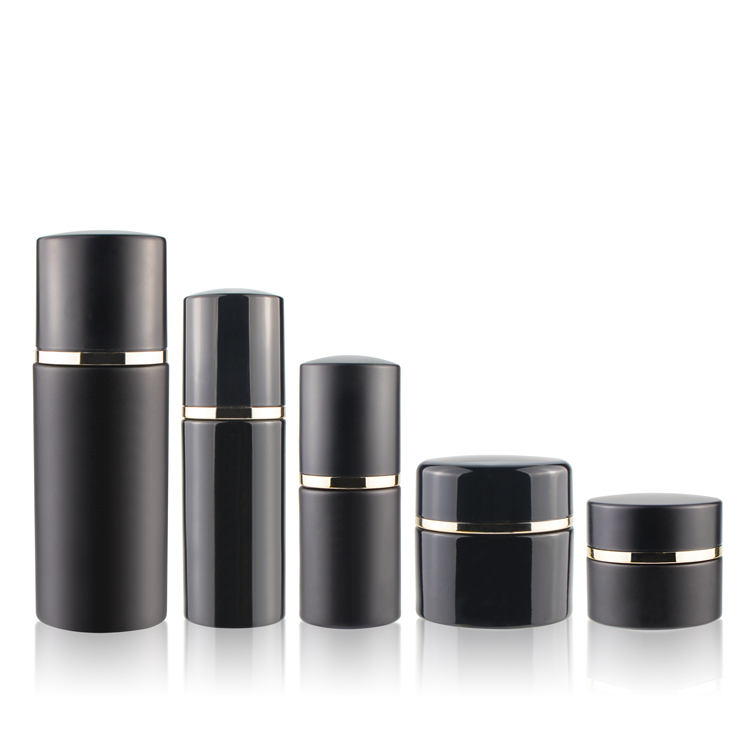 Jx Pack manufacturer luxury Alu cosmetic empty glass jars bottles/ spray pump containers for skincare