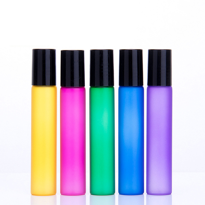 Jy-14 Roll On Glass Perfume 10 Ml E Liquid Spray Roller Ball Essential Oil Rollon Bottle 10ml