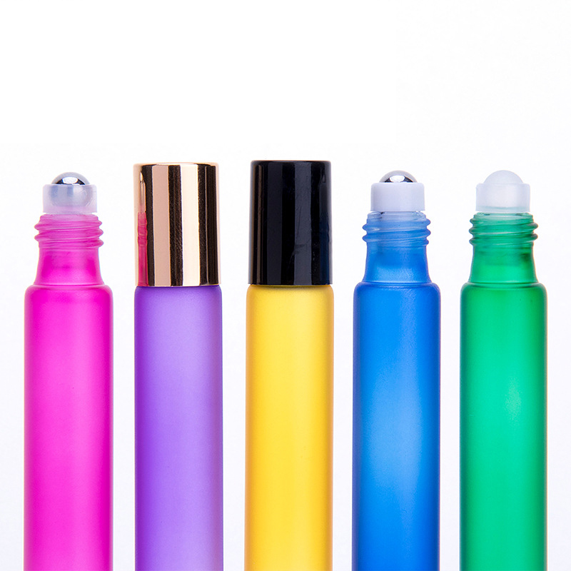 Jy-14 Roll On Glass Perfume 10 Ml E Liquid Spray Roller Ball Essential Oil Rollon Bottle 10ml