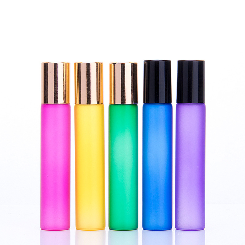 Jy-14 Roll On Glass Perfume 10 Ml E Liquid Spray Roller Ball Essential Oil Rollon Bottle 10ml