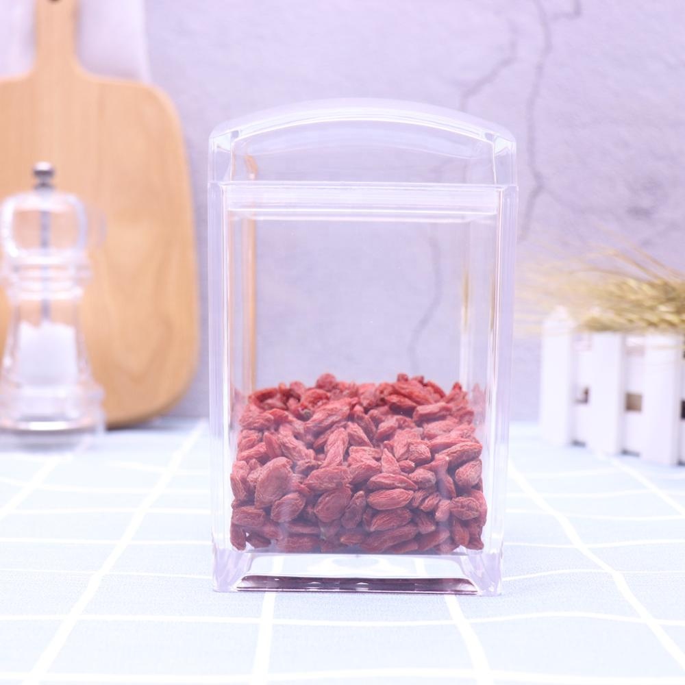 K-5007 480ml Clear Acrylic Food Bottle Kitchen Spice Jar/Holder/Container Cruet With Cover