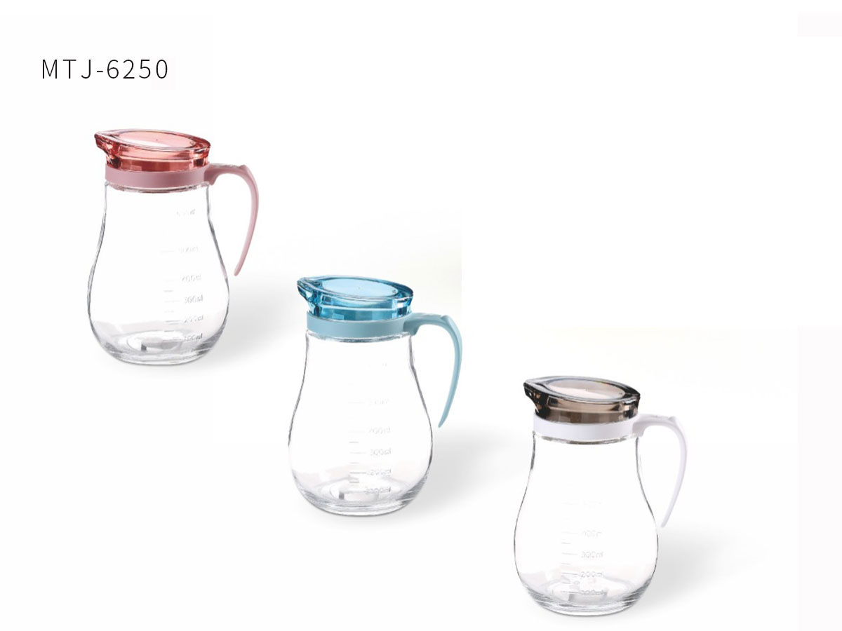KJH Live 450ML Newest Food Grade Glass Oil Pot Can for Kitchen