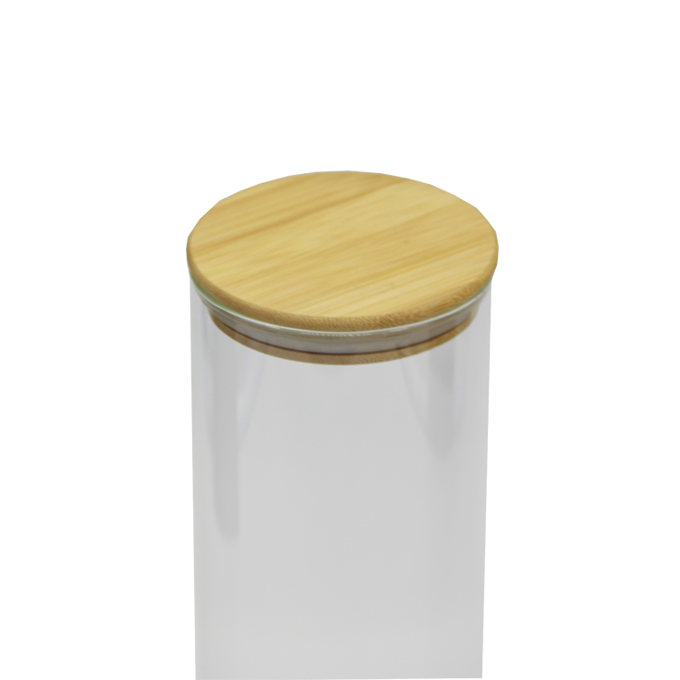 Keep fresh borosilicate kitchen honey round glass jar