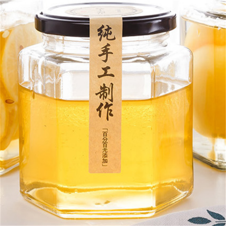 Kimchi glass bottle with Metal lids, Kitchen storage jar