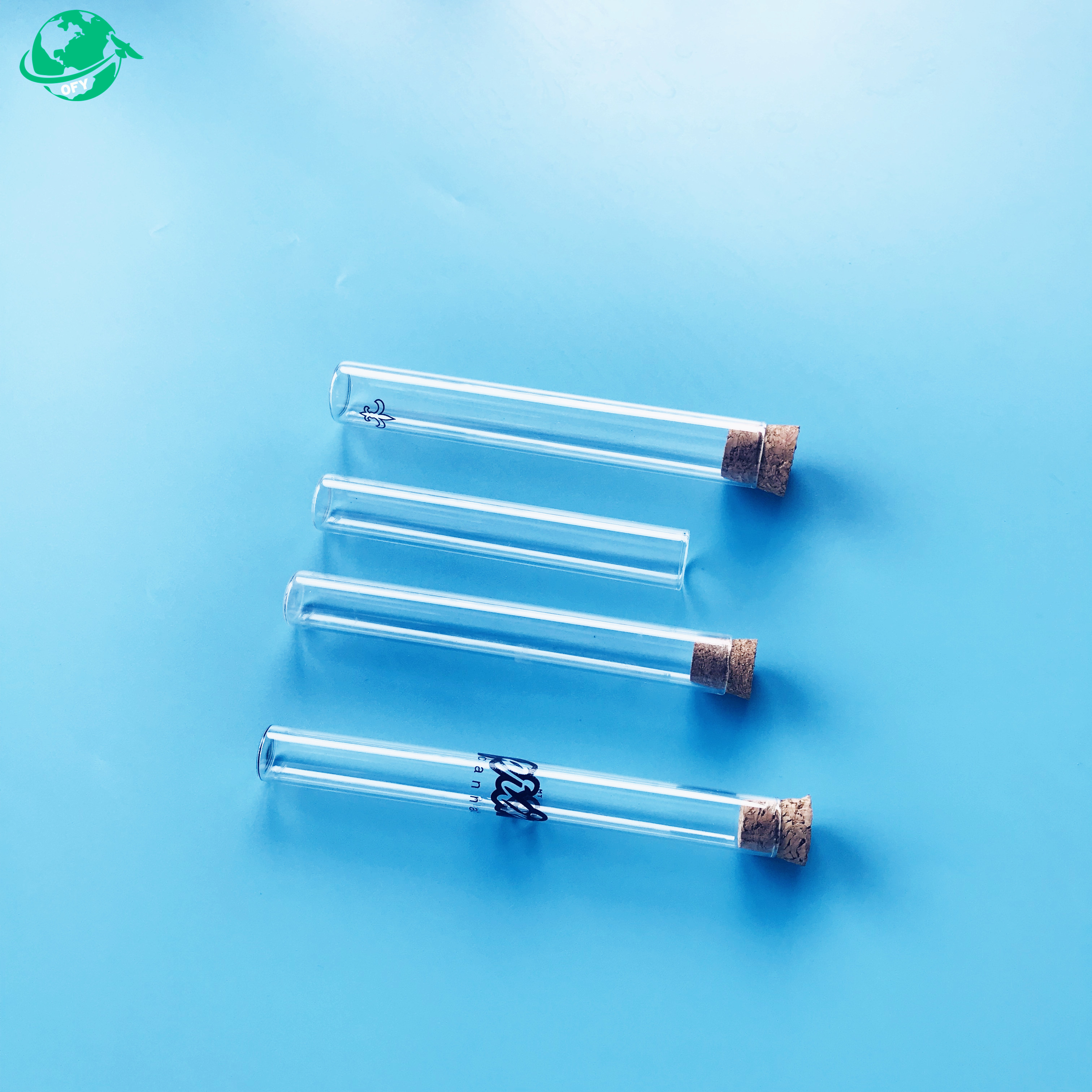 King Size Joint Tube Pre Roll Containers Raw Cones Glass Doob Tube With Cork