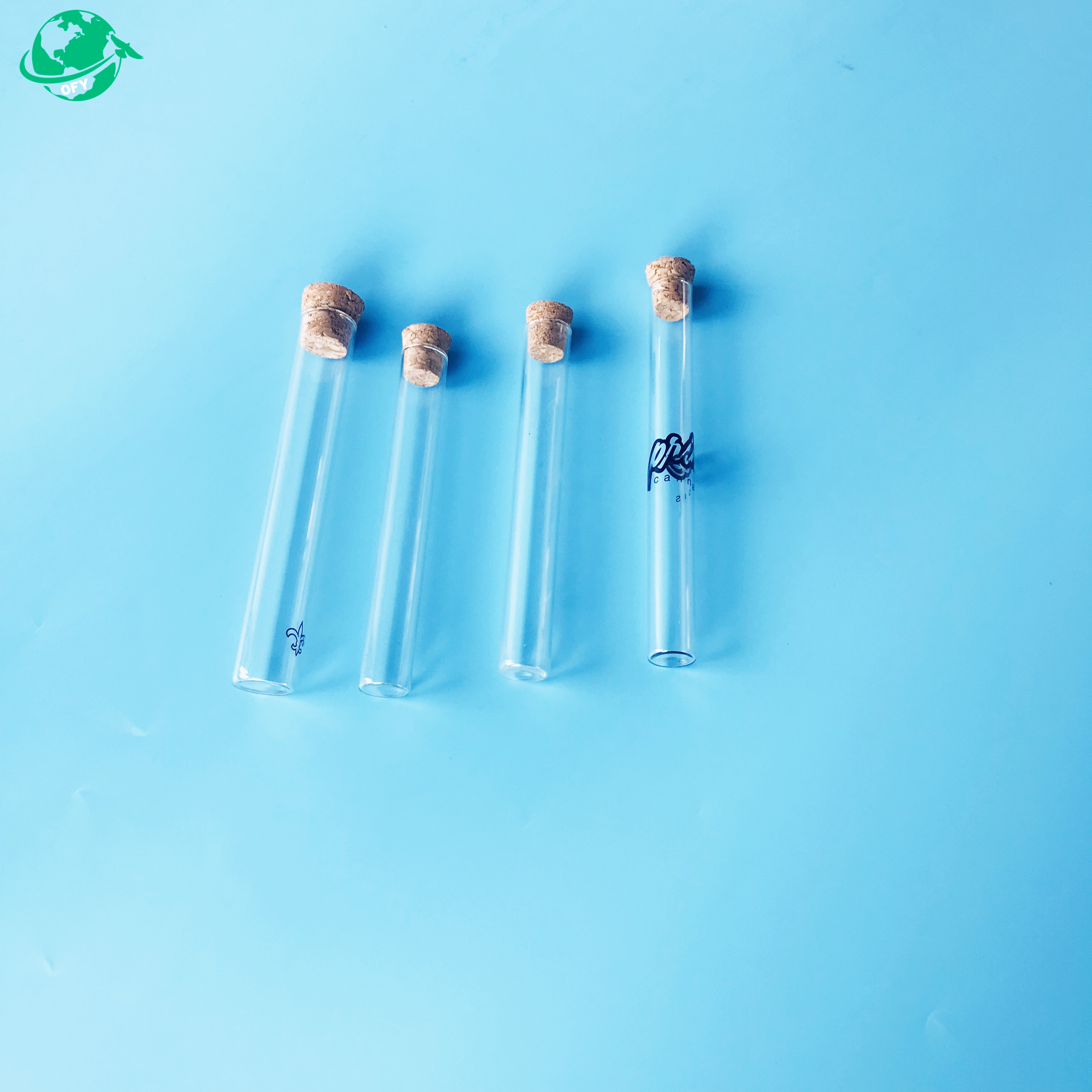 King Size Joint Tube Pre Roll Containers Raw Cones Glass Doob Tube With Cork