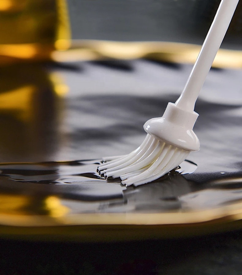 Kitchen 280ml Glass Spices Bottles Glass Sugar Salt Honey Storage Jar Seasoning Storage Box with Brush Spoon Lid Accessories