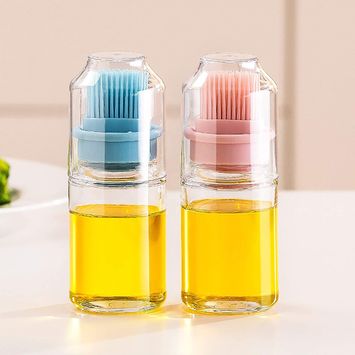 Kitchen Baking Tool Silicone Oil Bottle Brush Oil Honey Wine Sauce Grill Brush for Barbecue Cooking Frying