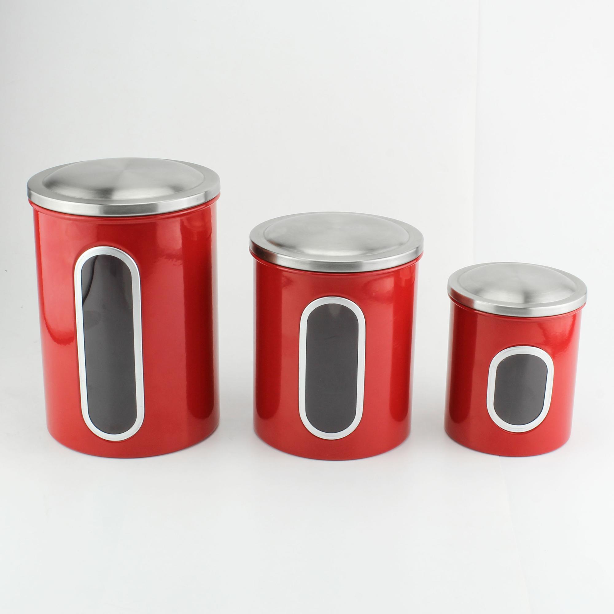Kitchen Canister Set Food Storage Containers with Lid and Visible Window