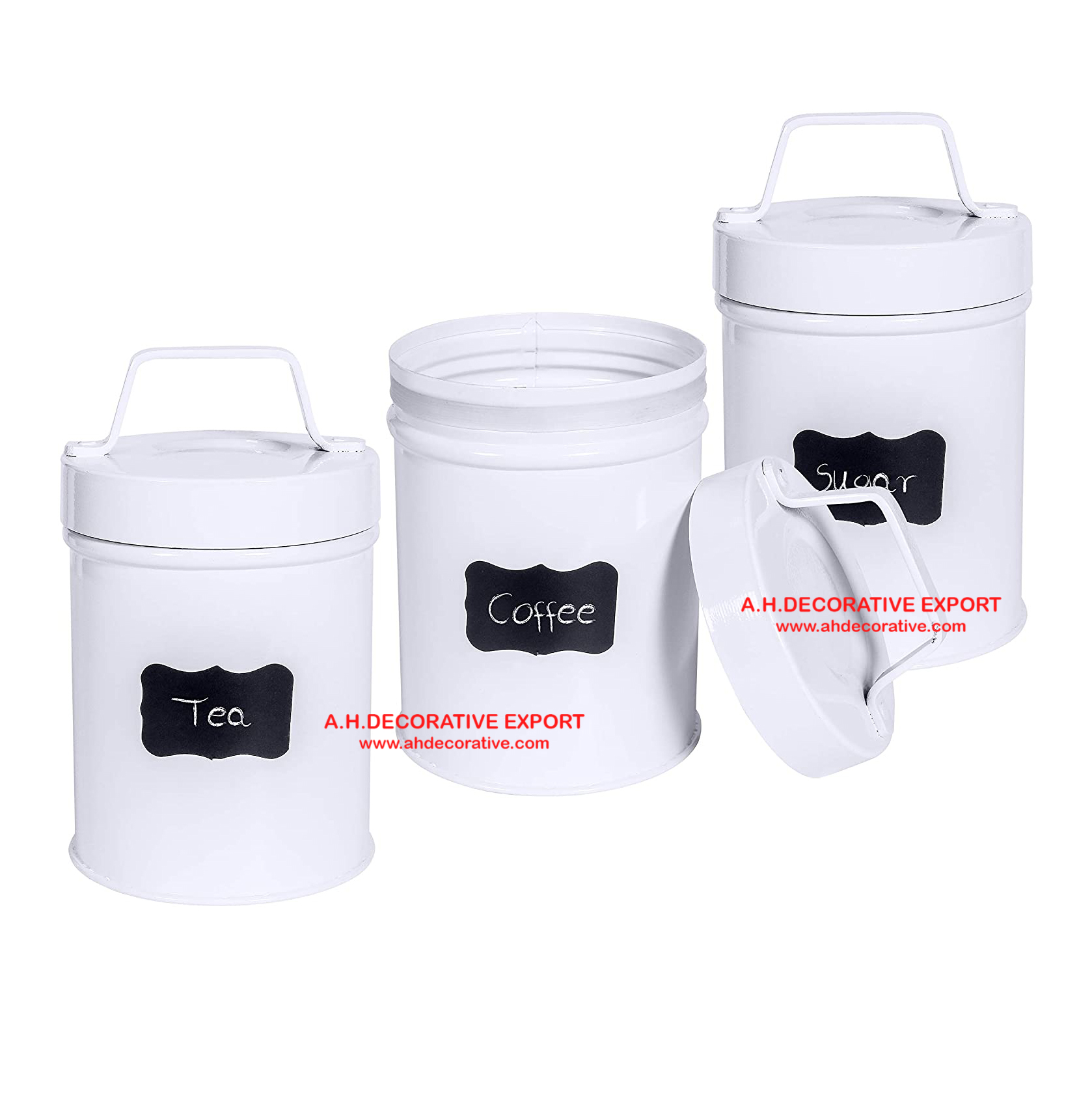 Kitchen Canister Set of 3/Kitchen Canister Set