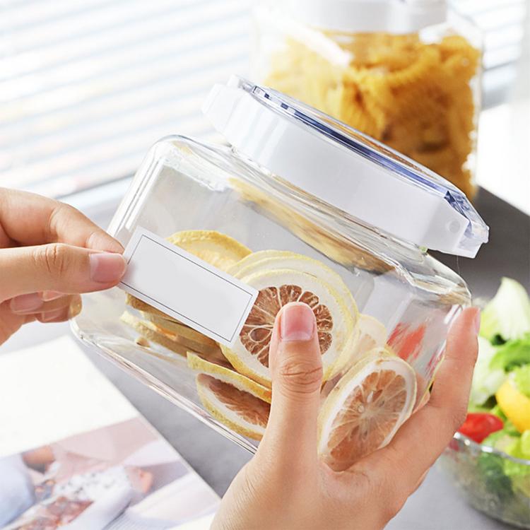 Kitchen Clear Seal Jar Plastic Moisture-proof Food Storage Box Storage Container Jar With Glass Lid