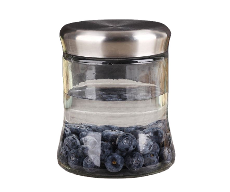 Kitchen Condiment Glass Jar Container Storage Bottle for Pasta Food Coffee with Lid