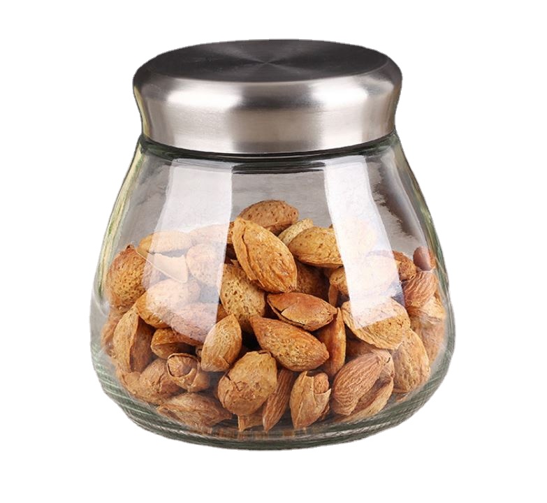 Kitchen Condiment Glass Jar Container Storage Bottle for Pasta Food Coffee with Lid