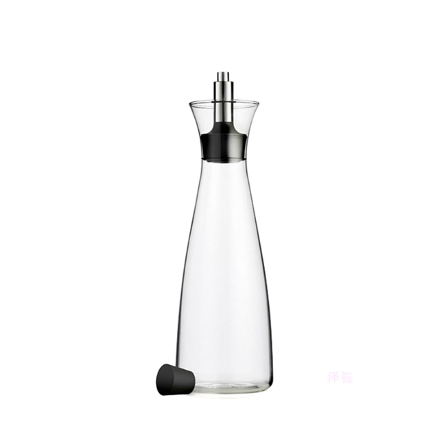Kitchen Glass Bottle And Pourer Lid Pourer 250ml Olive Oil Dispenser Bottle