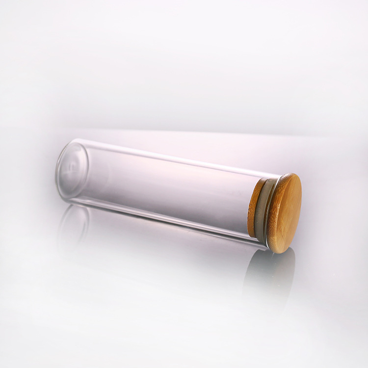 Kitchen Glass Food Storage Jars Containers Glass Storage Jar With Airtight Bamboo Lids