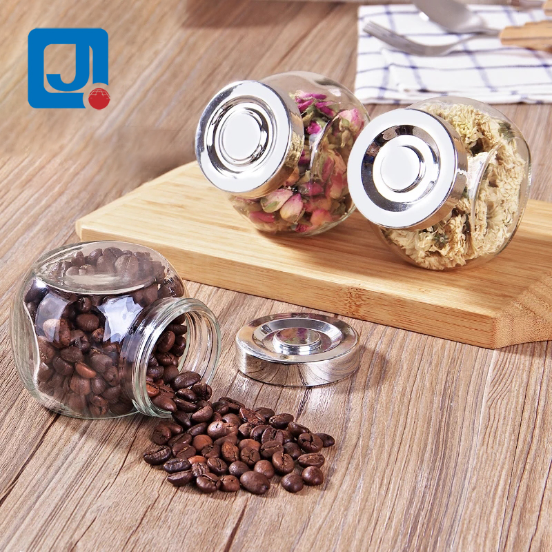 Kitchen Glass Jar Fruit Air Tight Food Storage Container Spice jar