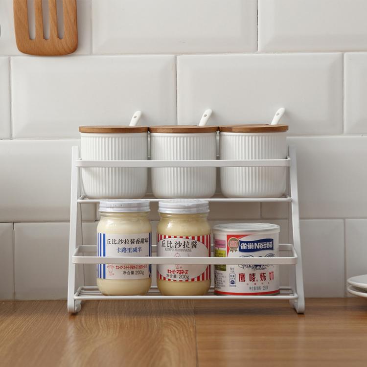 Kitchen Spice Bottle Storage Rack Multifunctional Seasoning Rack Kitchen Organizing Countertop Multifunctional Storage Tool