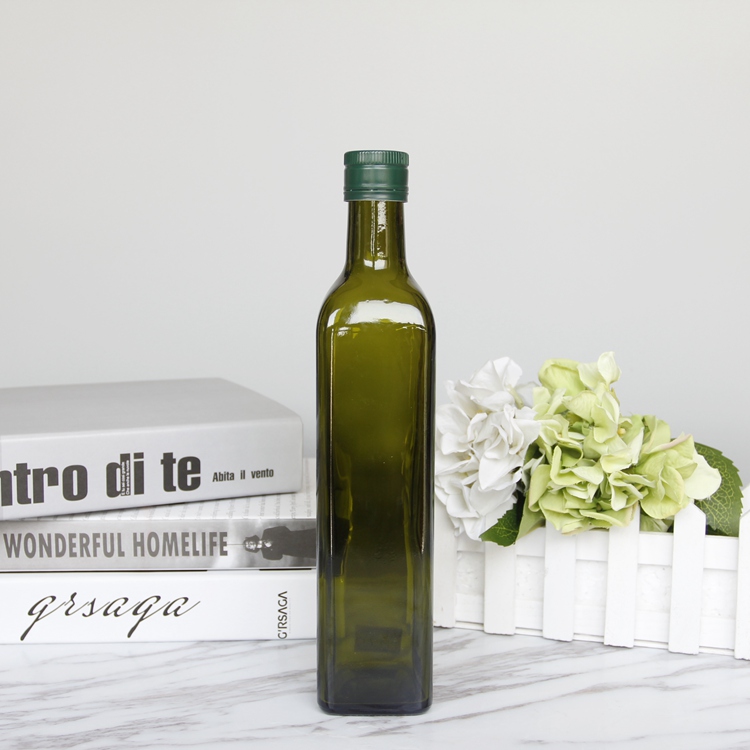 Kitchen Supplies Oil and Vinegar Bottle Seasoning Bottle Oiler Soy Sauce and Vinegar Cruet Glass Storage Bottles & Jars Cover