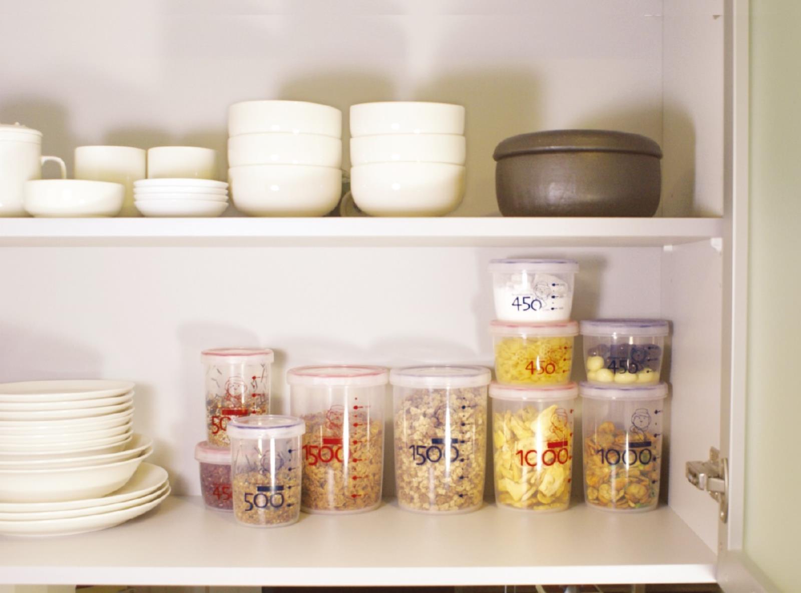 Kitchen Transparent Food Storage 1500ml Sealed Jar