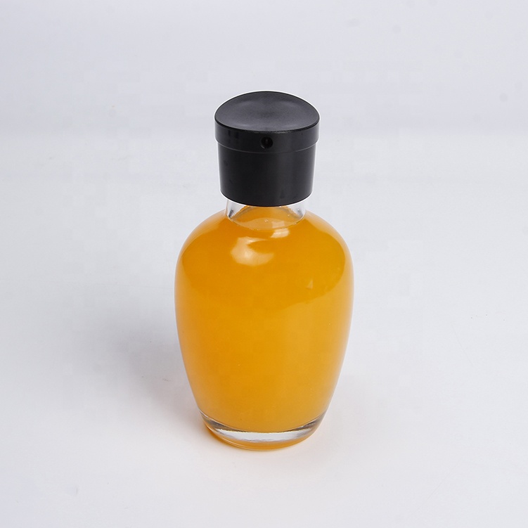Kitchen Use 150ml Transparent Glass Cooking Oil Dispenser Bottle 5oz Soy Sauce Glass Bottle