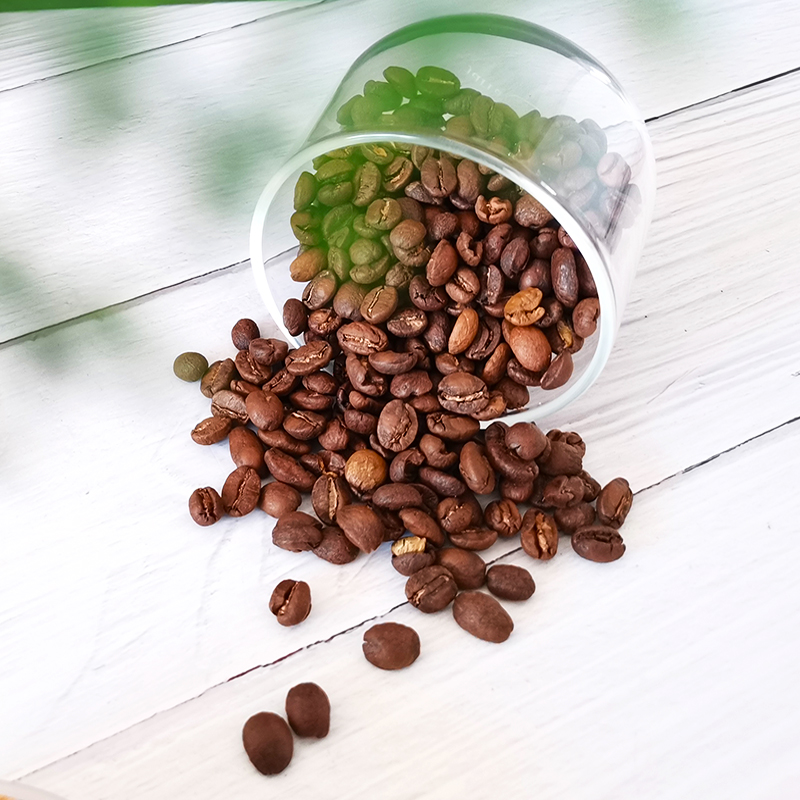 Kitchen condiment container customizable small glass jar with thickened bamboo lid