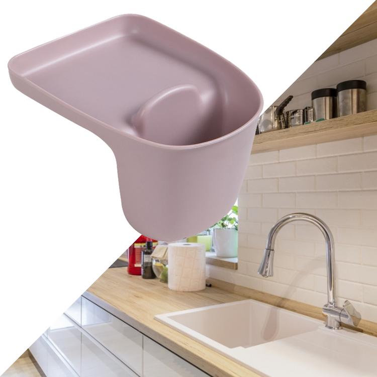 Kitchen sink drain storage basket suction cup racks kitchen supplies storage rags chopsticks sundries