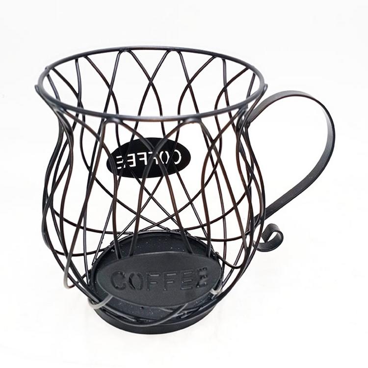 Kitchen storage coffee capsule storage tool coffee storage basket multiple pod holder espresso pod holder