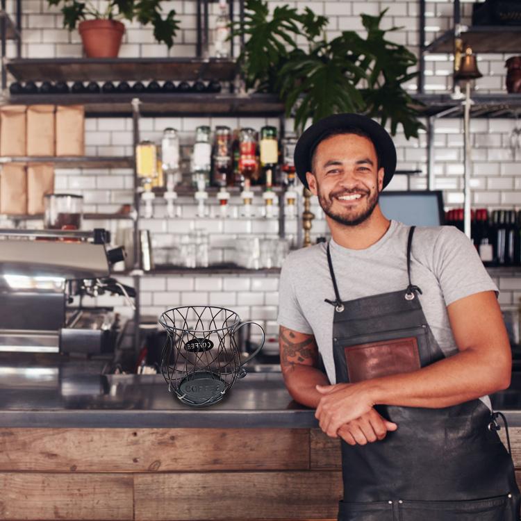 Kitchen storage coffee capsule storage tool coffee storage basket multiple pod holder espresso pod holder
