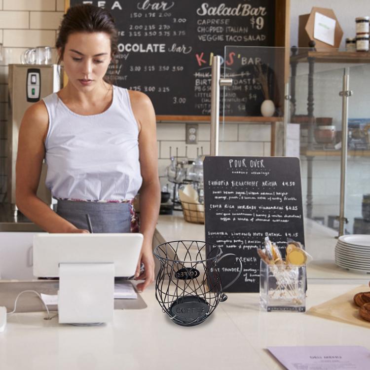 Kitchen storage coffee capsule storage tool coffee storage basket multiple pod holder espresso pod holder
