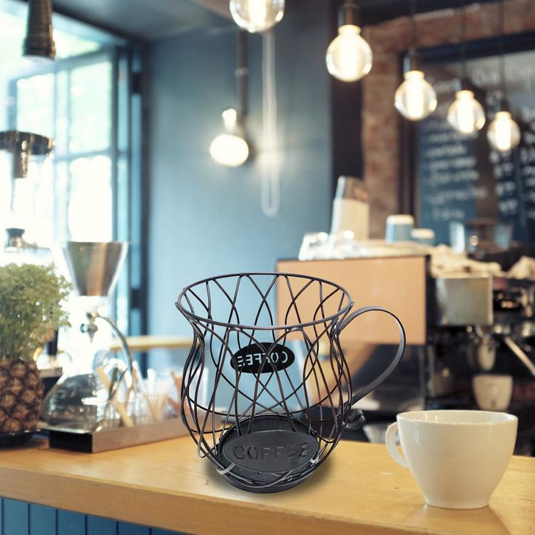 Kitchen storage coffee capsule storage tool coffee storage basket multiple pod holder espresso pod holder