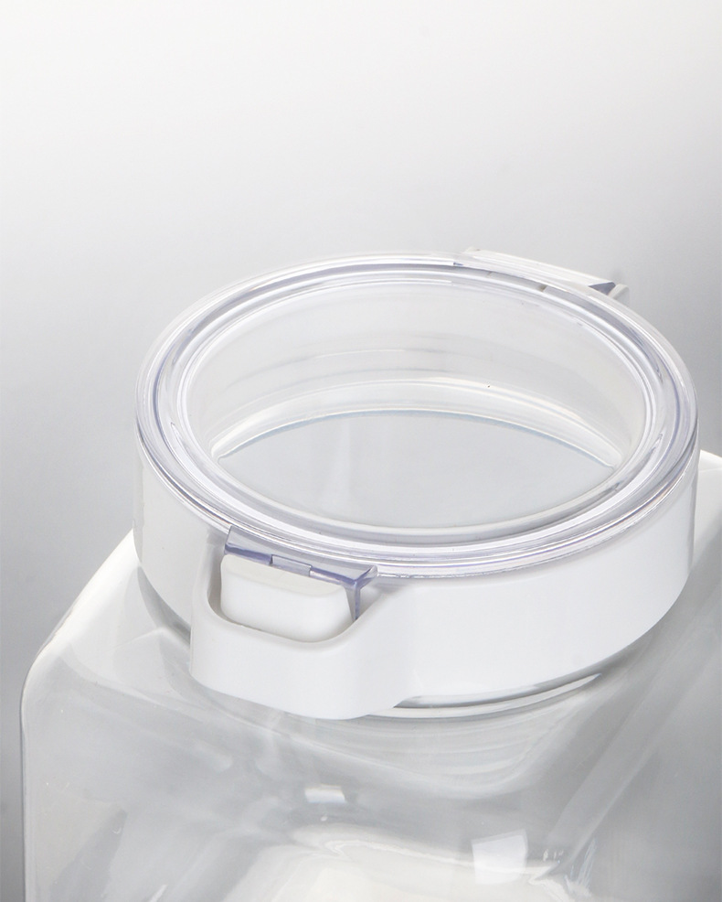 Kitchen storage sealed can plastic pet transparent grain can storage can grain container