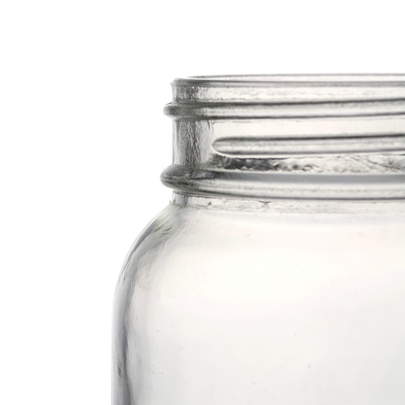 Kitchenware Clear Flint High Quality Plastic Lids Storage Food Glass Jar Manufacturers
