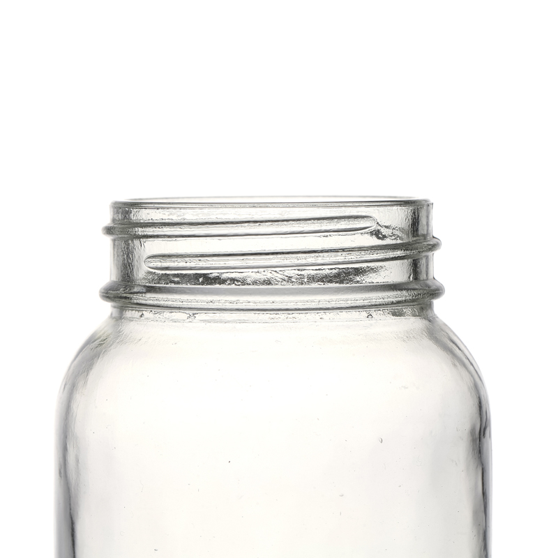 Kitchenware Clear Flint High Quality Plastic Lids Storage Food Glass Jar Manufacturers