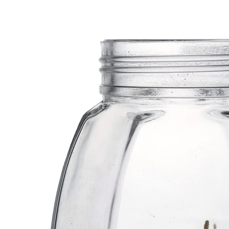 Kitchenware High Quality 300ml 500ml Metal Lid Honey Package Food Glass Jar Manufacturers
