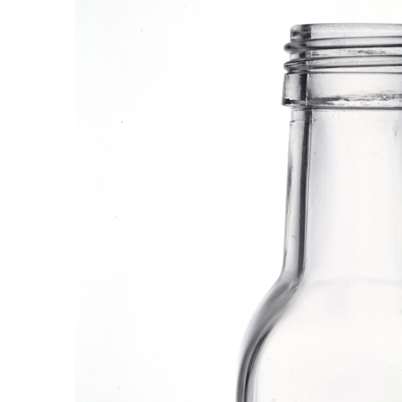 Kitchenware High Quality Manufacturers Clear Square Glass Olive Oil Bottle Customize 250ml 260ml Square Glass Oil Bottle