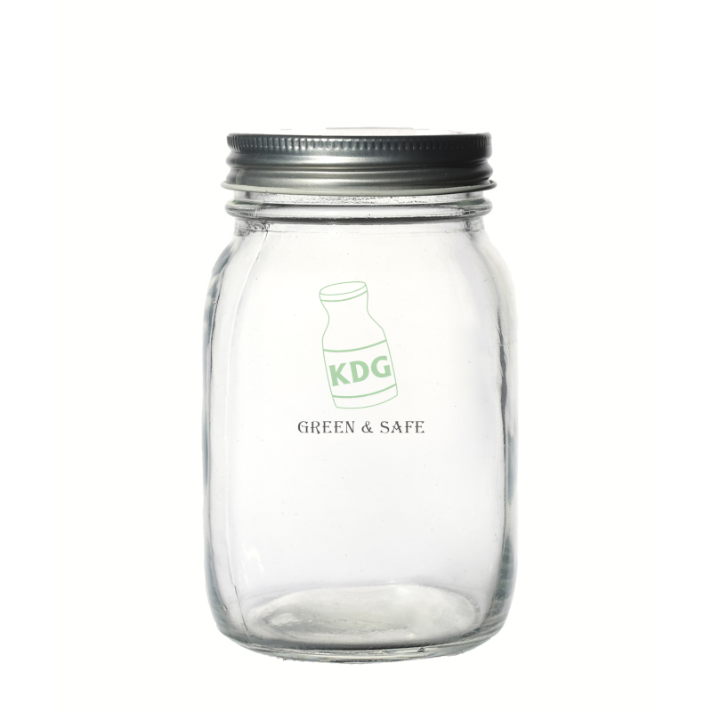 Kitchenware Supplier 150ml 250ml 380ml 500ml 750ml 1000ml Empty Glass Jars Packaging with Lids