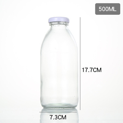 Korean Popular Beverage Bottle 500ml Milk Tea Bottle Milk Bottle