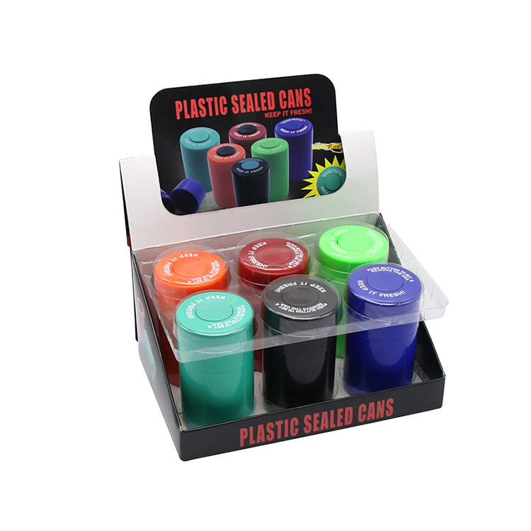 KuQi Weed Jars Smell Proof Airtight Weed Herb Seal Container Weed Storage Stash Jar