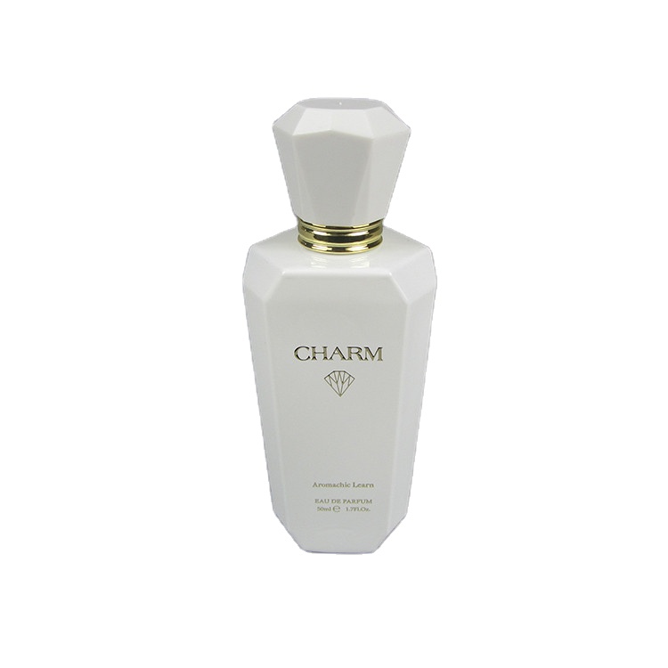 Kunyue Pure White Glass 50ml Perfume Bottle Luxury Fragrance Bottle with Surly Cap
