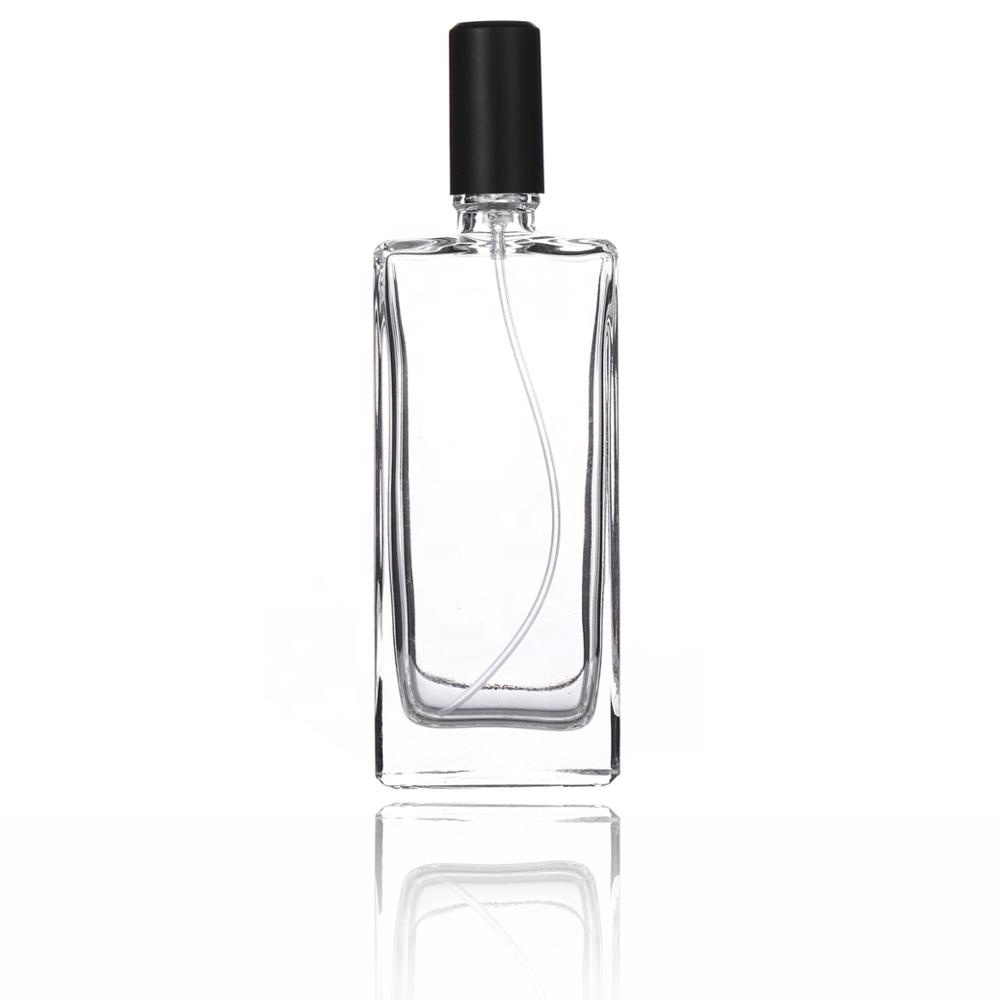 LA001 Factory price custom made glass perfume bottle cosmetic packaging 50ml
