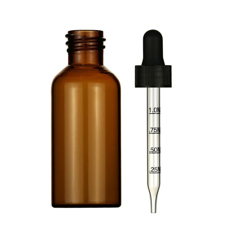 LANJING 10ml 15ml 20ml 30ml 50ml Glass Amber Essential Oil Vials Boston Bottle