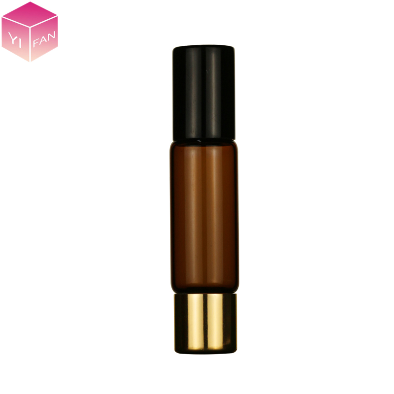 LANJING 10ml Double Ended Bottles with Stainless Steel Roller and Orifice Reducer