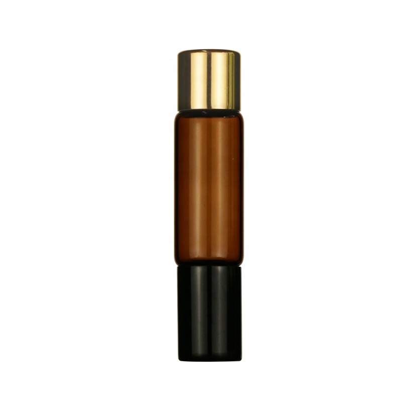 LANJING 10ml Double Ended Bottles with Stainless Steel Roller and Orifice Reducer