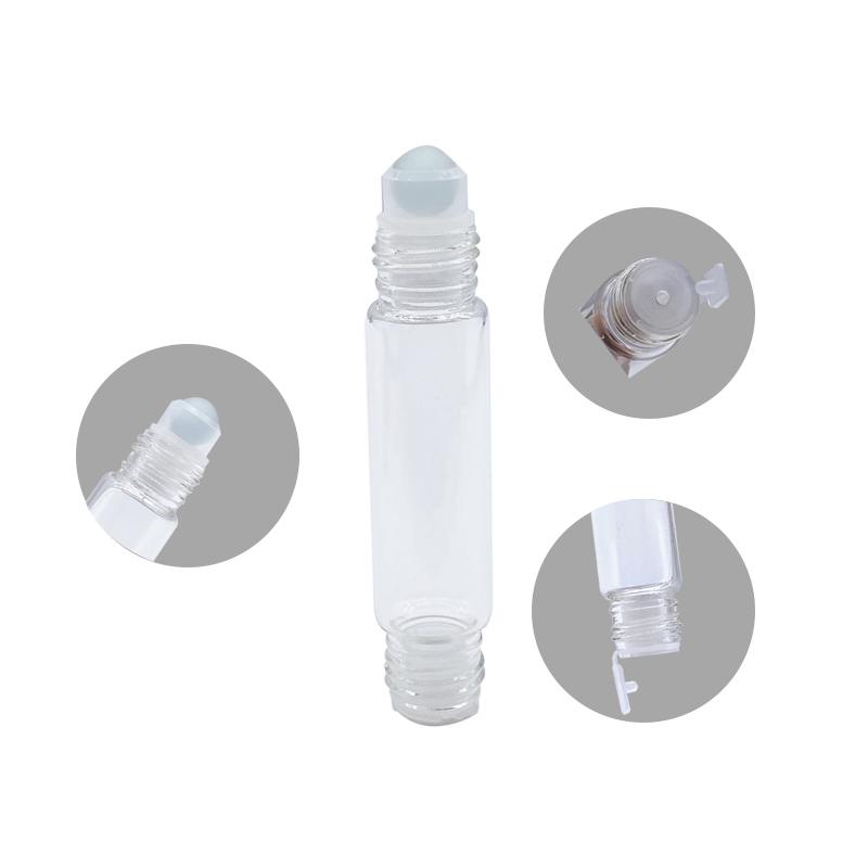 LANJING 10ml Glass Double Ended Bottles