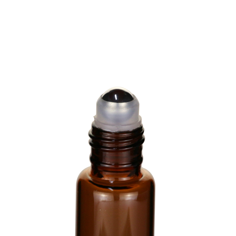 LANJING 10ml orifice reducer double finished glass vial for essential oil bottle with with roll on and Spray