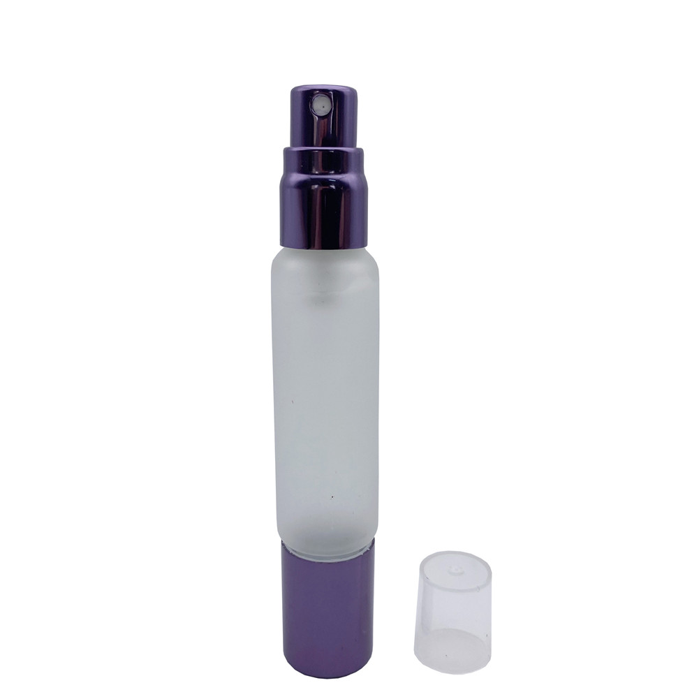 LANJING 10ml orifice reducer double finished glass vial for essential oil bottle with with roll on and Spray