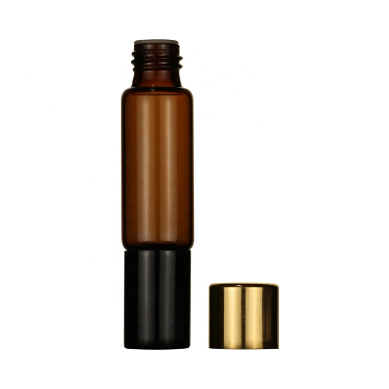 LANJING 15ml empty double ended bottle with roll on and orifice reducer for essential oil