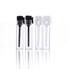 LANJING 1ml 2ml 3ml Clear Glass Perfume Sample Vial with Plug